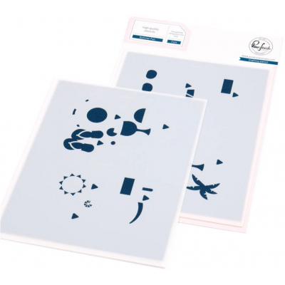 Pinkfresh Studio Stencil - Summer Fun